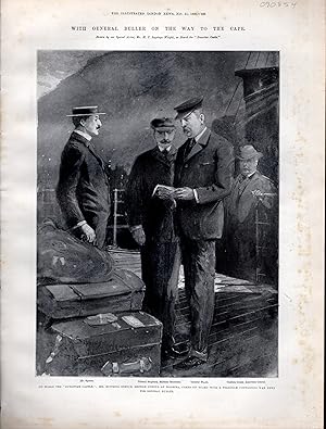 Immagine del venditore per ENGRAVING: "With General Buller on the Way to the Cape" .engraving from The Illustrated London News, November 11, 1899 venduto da Dorley House Books, Inc.