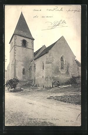 Carte postale Crozant, l'Église
