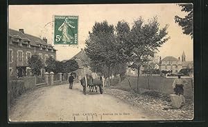 Carte postale Laissac, Avenue de la Gare