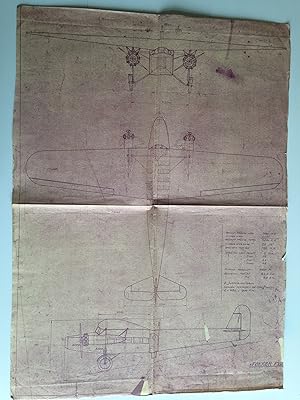 Blue Print Fokker FVIII