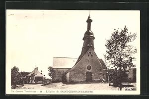 Carte postale Saint-Germain-Beaupré, l'Eglise
