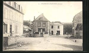 Carte postale Chatelus-le-Marcheix, Une Rue