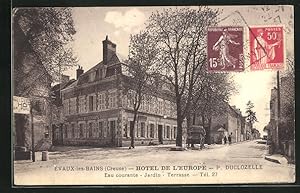 Carte postale Evaux-les-Bains, Hotel de l'Europe