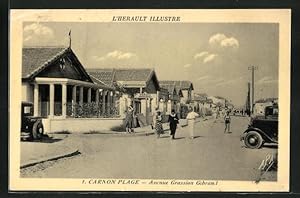 Carte postale Carnon-Plage, Avenue Grassion Gibrand