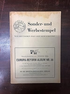 Verzeichnis der Sonder- und Werbestempel der deutschen Post seit dem 8. Mai 1945.