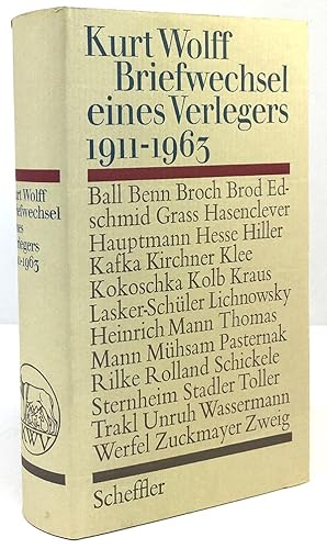 Bild des Verkufers fr Kurt Wolff. Briefwechsel eines Verlegers 1911 - 1963. Mit 32 Bildtafeln. zum Verkauf von Antiquariat Heiner Henke