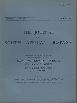 Image du vendeur pour The South African Species of Lightfootia [Eric Groves' copy] mis en vente par Mike Park Ltd