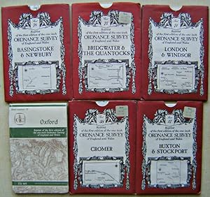 Six Ordnance Survey First Edition Facsimiles : Oxford, Bridgwater & The Quantocks, Basingstoke & ...