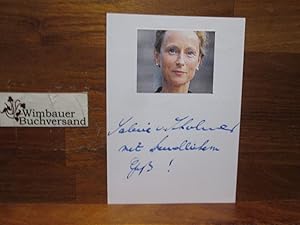 Bild des Verkufers fr Original Autogramm Sabine von Schorlemer Staatsministerin /// Autogramm Autograph signiert signed signee zum Verkauf von Antiquariat im Kaiserviertel | Wimbauer Buchversand