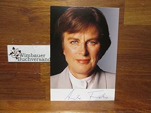 Seller image for Original Autogramm Anke Fuchs (1937-2019) Bundesministerin /// Autogramm Autograph signiert signed signee for sale by Antiquariat im Kaiserviertel | Wimbauer Buchversand