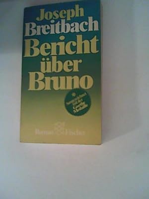 Seller image for Bericht ber Bruno. Roman for sale by ANTIQUARIAT FRDEBUCH Inh.Michael Simon