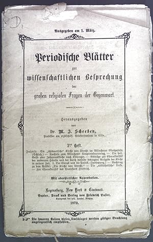 Bild des Verkufers fr Die "schismatische" Kirche von Utrecht im Mnchener Glaspalaste (Schlu). aus: Periodische Bltter zur wissenschaftlichen Besprechung der groen religisen Fragen der Gegenwart 3. Heft ausgegeben am 1. Mrz. zum Verkauf von books4less (Versandantiquariat Petra Gros GmbH & Co. KG)