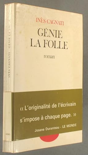 Seller image for Gnie la folle. Avec son bandeau de librairie. for sale by Librairie Et Ctera (et caetera) - Sophie Rosire