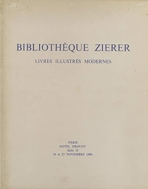 Livres illustrés modernes. Vente à l'Hôtel Drouot à Paris, de 338 ouvrages. 24 et 25 novembre 1960.