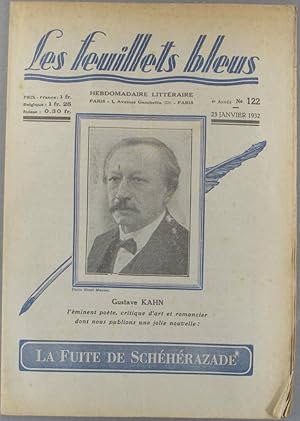 Bild des Verkufers fr La fuite de Shhrazade, par Gustave Kahn. Suivi de : Tu aimeras dans la douleur, de Suzanne Normand (suite). 23 janvier 1932. zum Verkauf von Librairie Et Ctera (et caetera) - Sophie Rosire