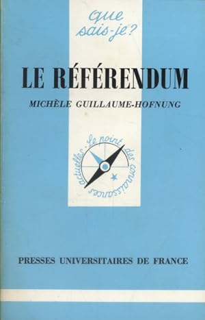 Image du vendeur pour Le rfrendum. mis en vente par Librairie Et Ctera (et caetera) - Sophie Rosire