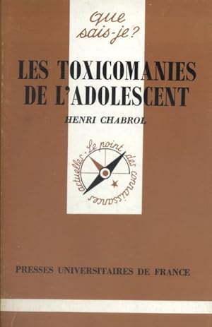 Image du vendeur pour Les toxicomanies de l'adolescent. mis en vente par Librairie Et Ctera (et caetera) - Sophie Rosire