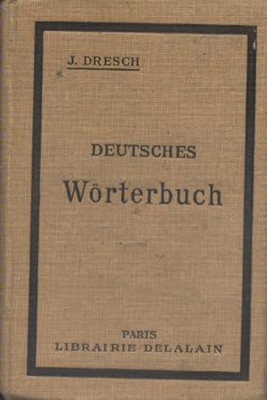 Seller image for Deutsches Wrterbuch. (Dictionnaire entirement en allemand). for sale by Librairie Et Ctera (et caetera) - Sophie Rosire
