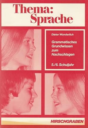 Seller image for Grammatisches Grundwissen zum Nachschlagen - Thema: Sprache Beiheft 5./6. Schuljahr for sale by Versandantiquariat Nussbaum