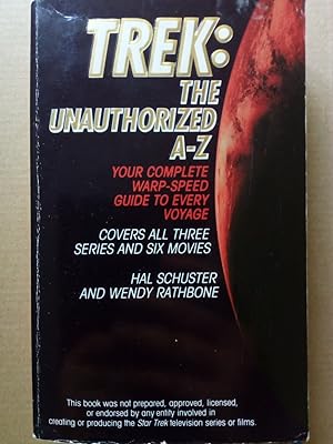 Imagen del vendedor de Trek: The Unauthorized A-Z a la venta por Versandantiquariat Jena