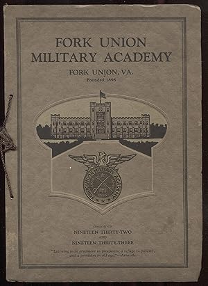 Fork Union Military Academy, Fork Union, VA 1932 - 1933 session