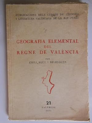 GEOGRAFIA ELEMENTAL DEL REGNE DE VALENCIA