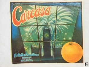 Antigua Etiqueta - Old Label : NARANJAS CARCASA