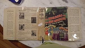 Seller image for Murders in Rue Morgue & Other Tales of HORROR, , UNIVeRSAL PHOTOPLAY EDITION, HORROR FILM STARRING BELLA LUGOSI as Mad Scientist BELA In Original Color Dustjacket LARGE GORILLA & Beautiful Red Headed woman lying in blue Gown, for sale by Bluff Park Rare Books