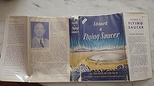 Seller image for Aboard A Flying Saucer -Non Fiction, A True personal FACTUAL experience , ALIEN ABDUCTION , UFO, SIGNED by Truman Bethurum, scarce memoir about being abducted by aliens, AUTHOR began recounting stories of contact he had with humans for sale by Bluff Park Rare Books