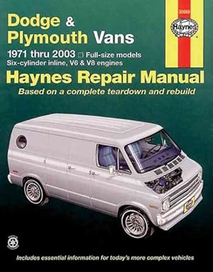 Seller image for Dodge & Plymouth Vans 1971 Thru 2003 for sale by GreatBookPricesUK
