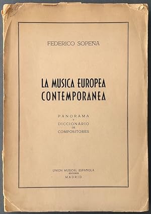 La música europea contemporánea - Panorama y diccionario de compositores