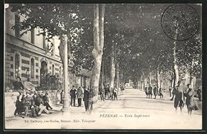 Carte postale Pézenas, Ecole Supérieure