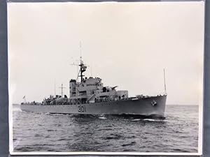 Original b/w Photograph of Canadian Navy Ship H.M.C.S. Antigonish