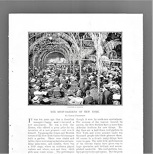 Seller image for The Roof-Gardens Of New York for sale by Legacy Books II