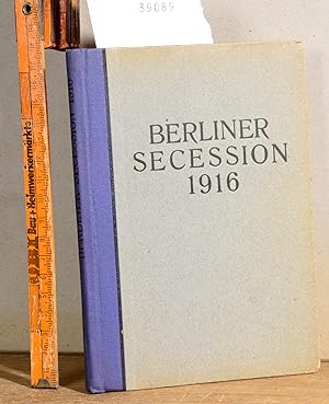 Katalog der 29. Ausstellung der Berliner Secession Oktober bis Dezember 1916