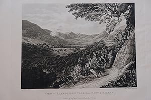 SIX VIEWS IN THE NEIGHBOURHOOD OF LLANGOLLEN AND BALA from Original Drawings by Jno. Geo. Wood De...