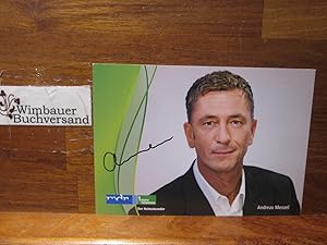 Bild des Verk�ufers f�r Original Autogramm Andreas Menzel MDR /// Autogramm Autograph signiert signed signee zum Verkauf von Antiquariat im Kaiserviertel | Wimbauer Buchversand