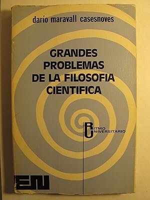 Seller image for Grandes problemas de la filosofa cientfica for sale by Librera Antonio Azorn