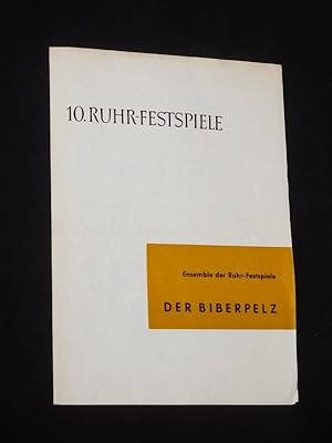 Bild des Verkufers fr Programmzettel 10. Ruhrfestspiele Recklinghausen 1975. DER BIBERPELZ von Gerhart Hauptmann. Insz.: Karl Heinz Stroux, Bhnenbild/ Kostme: Ita Maximowna. Mit Kthe Dorsch (Mutter Wolff), Alfred Schieske, Max Mairich, Elisabeth Goebel, Adolf Dell, Eva Bttcher, Edith Hancke, Arthur Mentz, Joachim Teege, Ludwig Linkmann, Peter Lehmbrock, Jrgen Schaper, Hans Caninenberg zum Verkauf von Fast alles Theater! Antiquariat fr die darstellenden Knste