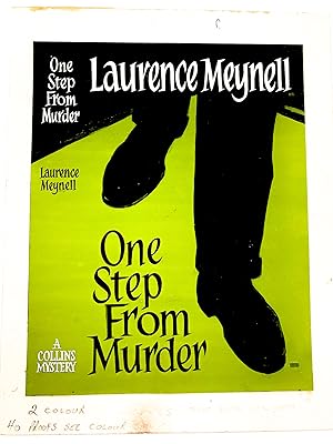 One Step from Murder ( Original Dustwrapper Artwork )