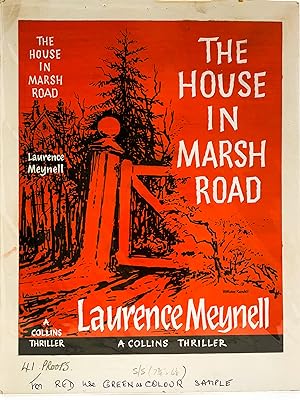 The House in Marsh Road ( Original Dustwrapper Artwork )