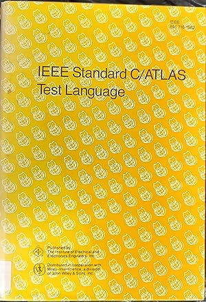 Image du vendeur pour IEEE Standard C/ATLAS Test Language mis en vente par Shore Books