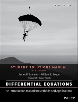 Imagen del vendedor de Differential Equations : An Introduction to Modern Methods and Applications a la venta por GreatBookPricesUK