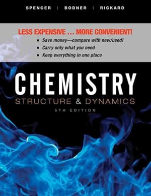 Imagen del vendedor de Chemistry : Structure and Dynamics a la venta por GreatBookPricesUK