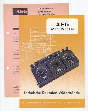 AEG Messwesen: Technische Dekaden-Widerstände.