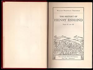 Seller image for The history of Henry Esmond (parts ii and iii in one volume) for sale by The Sun Also Rises