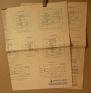 Görler Schaltungsblatt 297 und 297a. Transformatoren, Drosselspulen für Netzanschlußgeräte, Gleic...