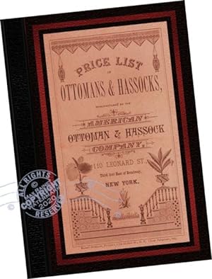 Price List of Ottomans and Hassocks [1879] -- A modern reprint of the original wholesale samples ...