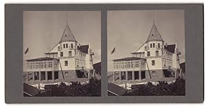 Stereo-Fotografie Fotograf unbekannt, Ansicht Mölle / SWE, Grand Hotel Ahlback