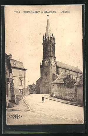 Carte postale Rougemont-le-Chateau, L`Eglise